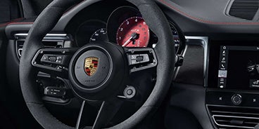 Porsche Macan 2022 from the Back