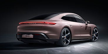 2021 Porsche Taycan Back View in Palm Springs CA