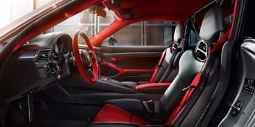  Porsche 911 GT2 RS Interior Red and Black Seats Palm Springs CA