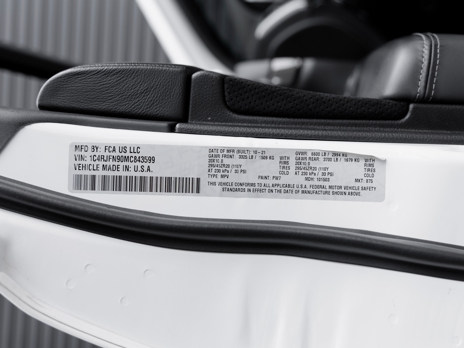 2021 Jeep Grand Cherokee Trackhawk