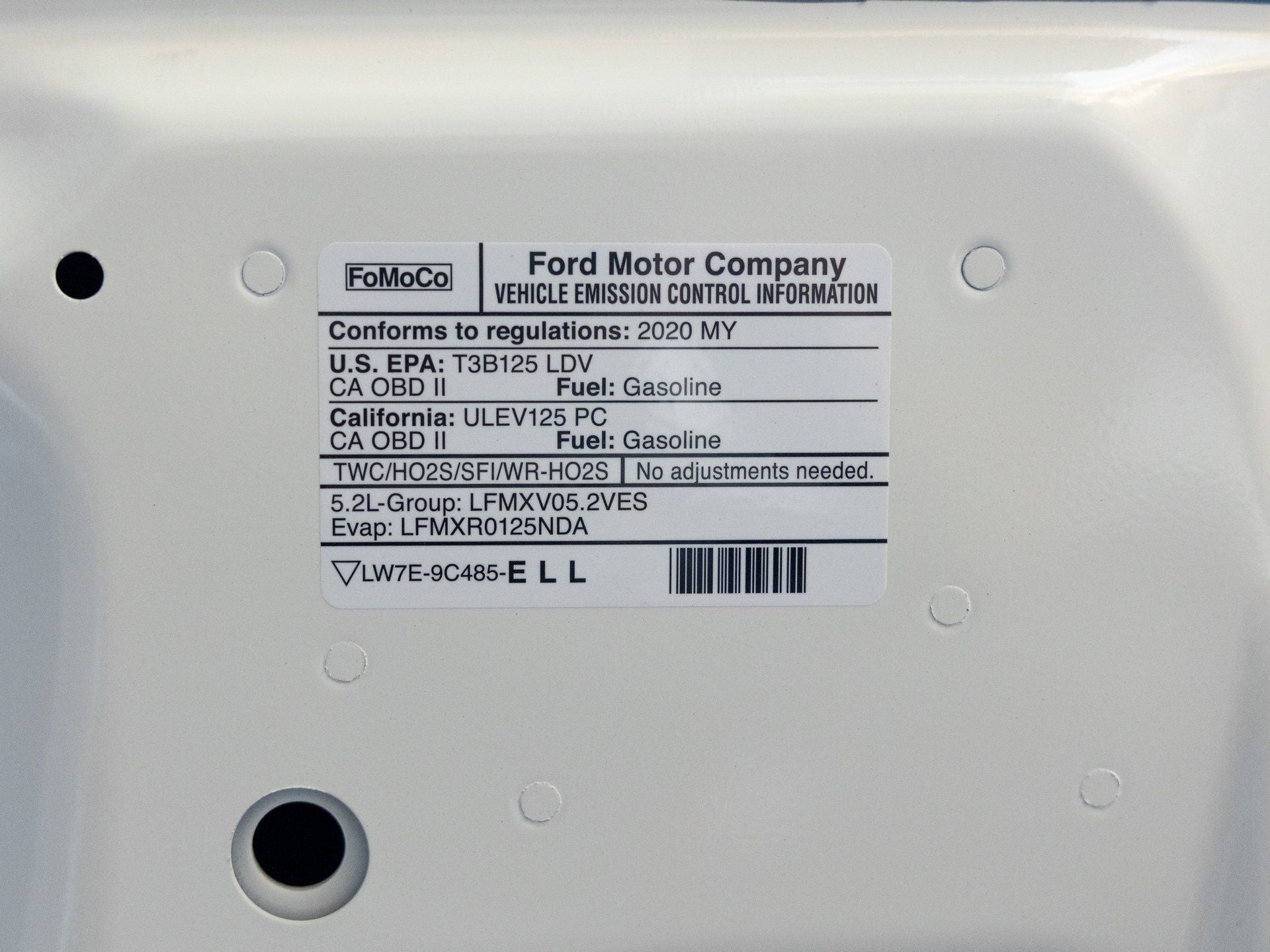 2020 Ford Mustang Shelby GT350R