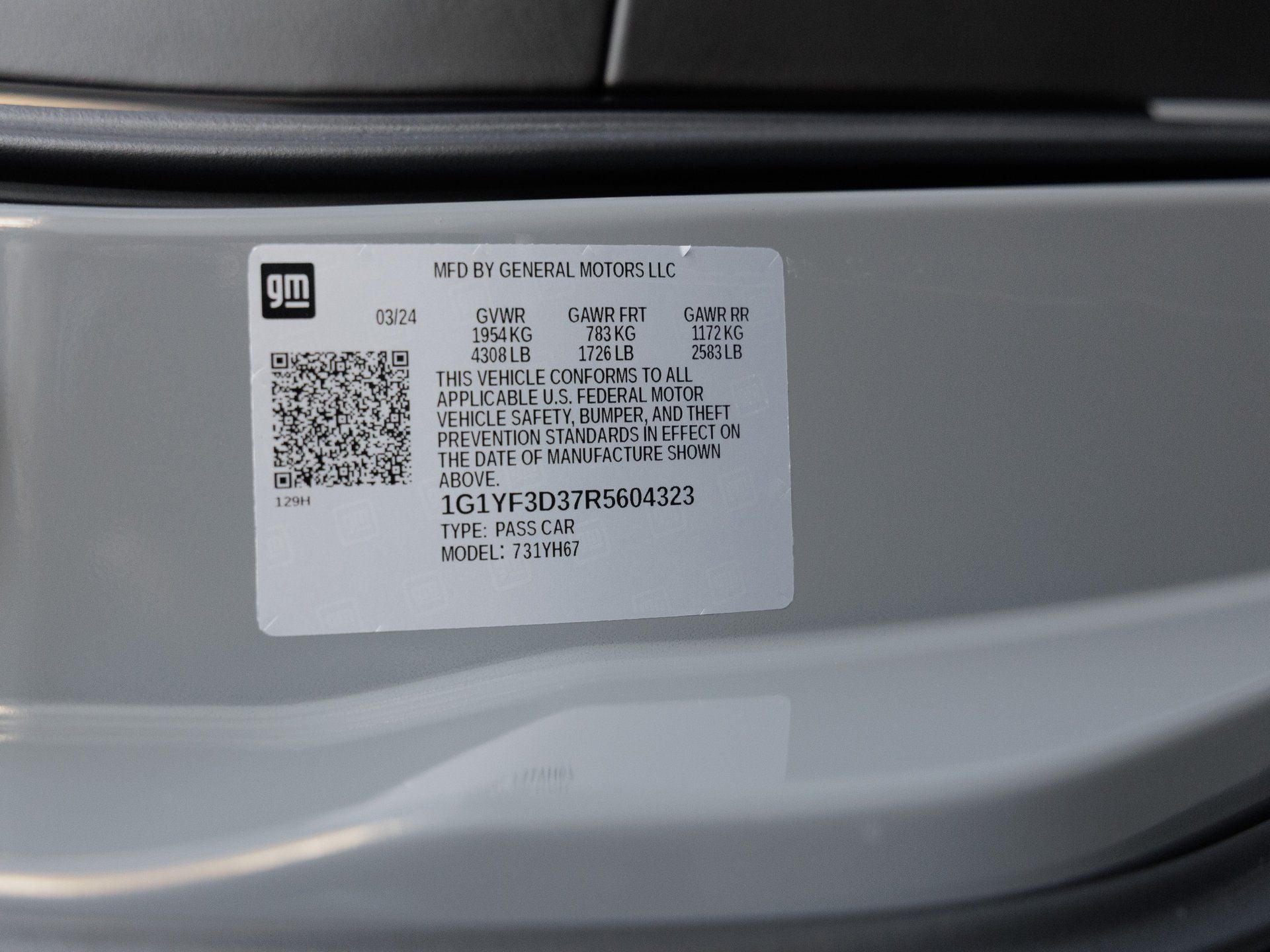 2024 Chevrolet Corvette Z06 3LZ