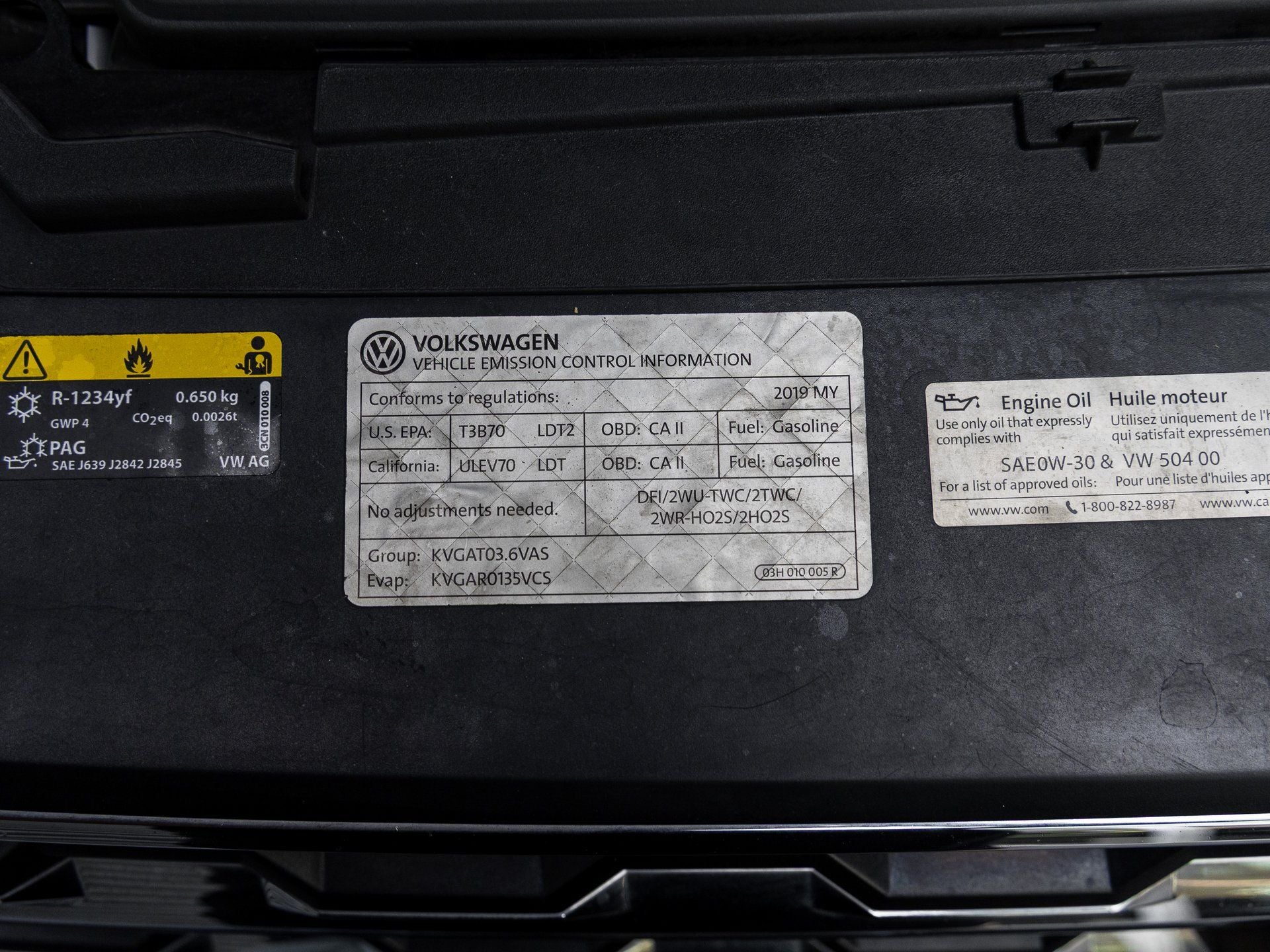 2019 Volkswagen Atlas 3.6L V6 SE