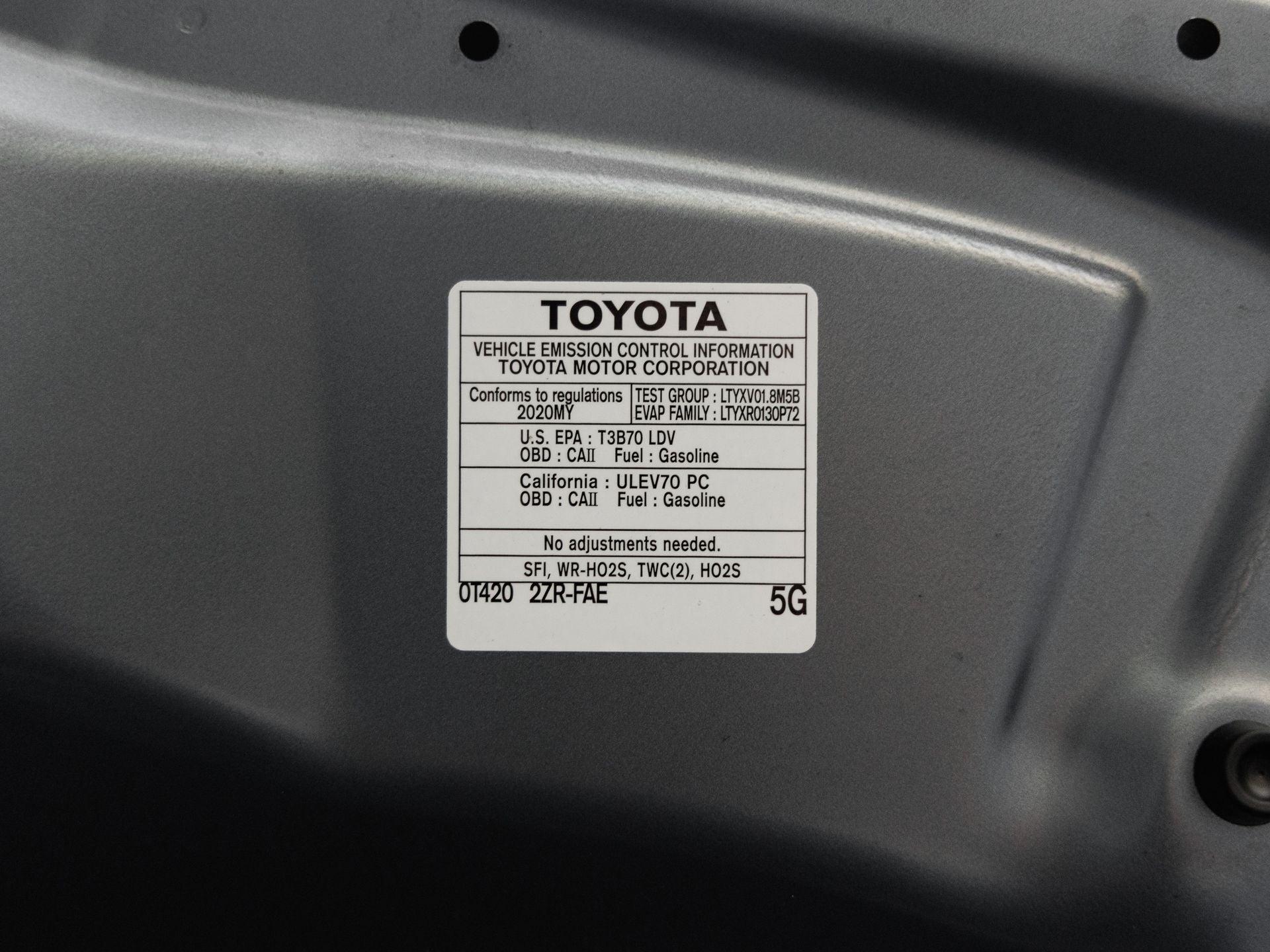 2020 Toyota Corolla LE