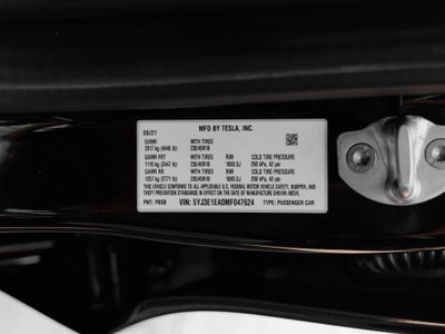 2021 Tesla Model 3 Standard Range Plus