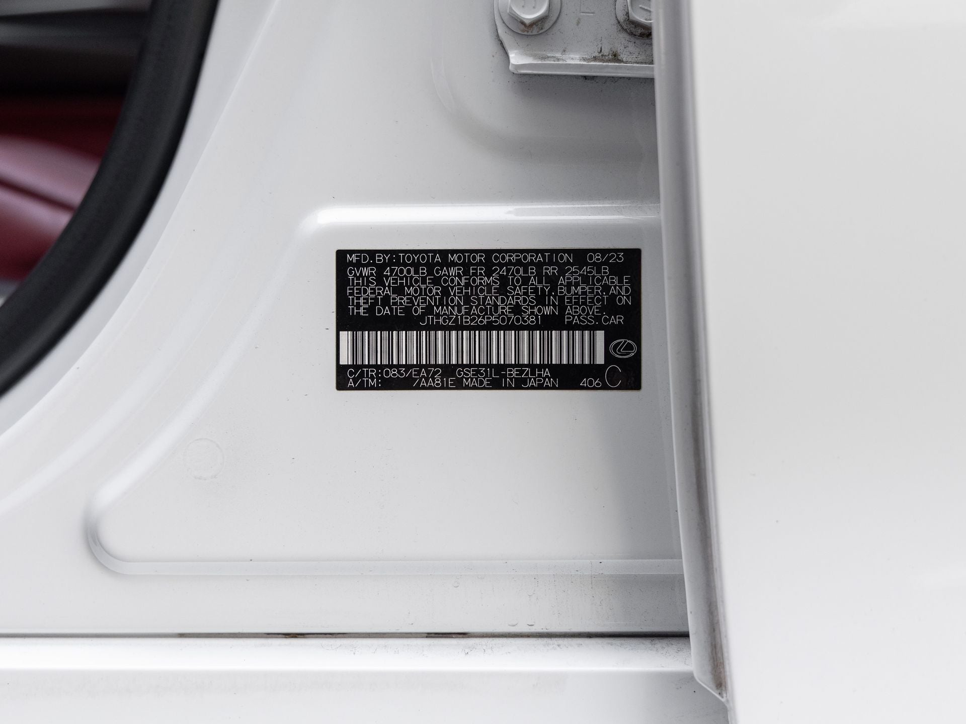 2023 Lexus IS 350 F SPORT
