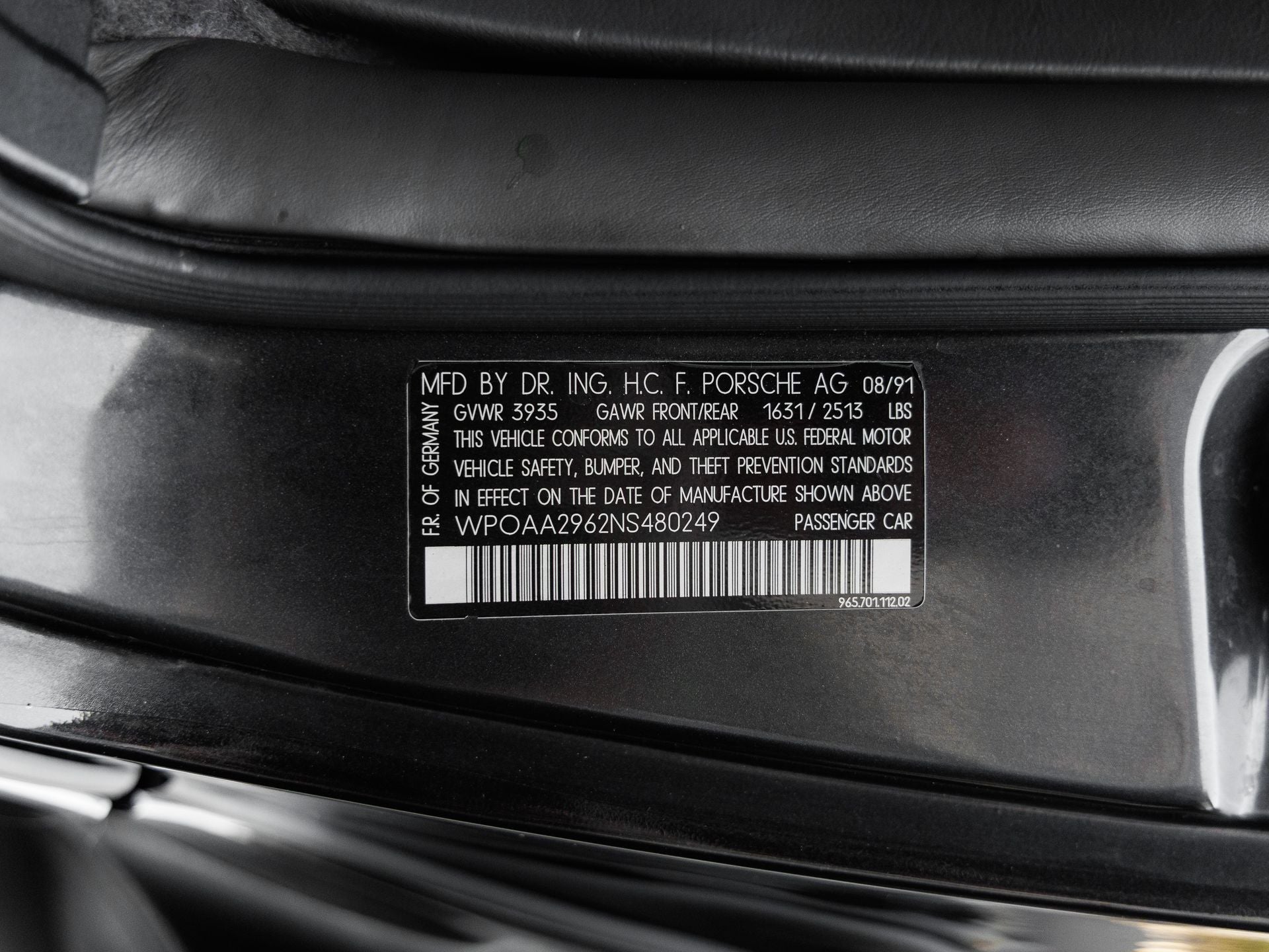 1992 Porsche 911 Turbo