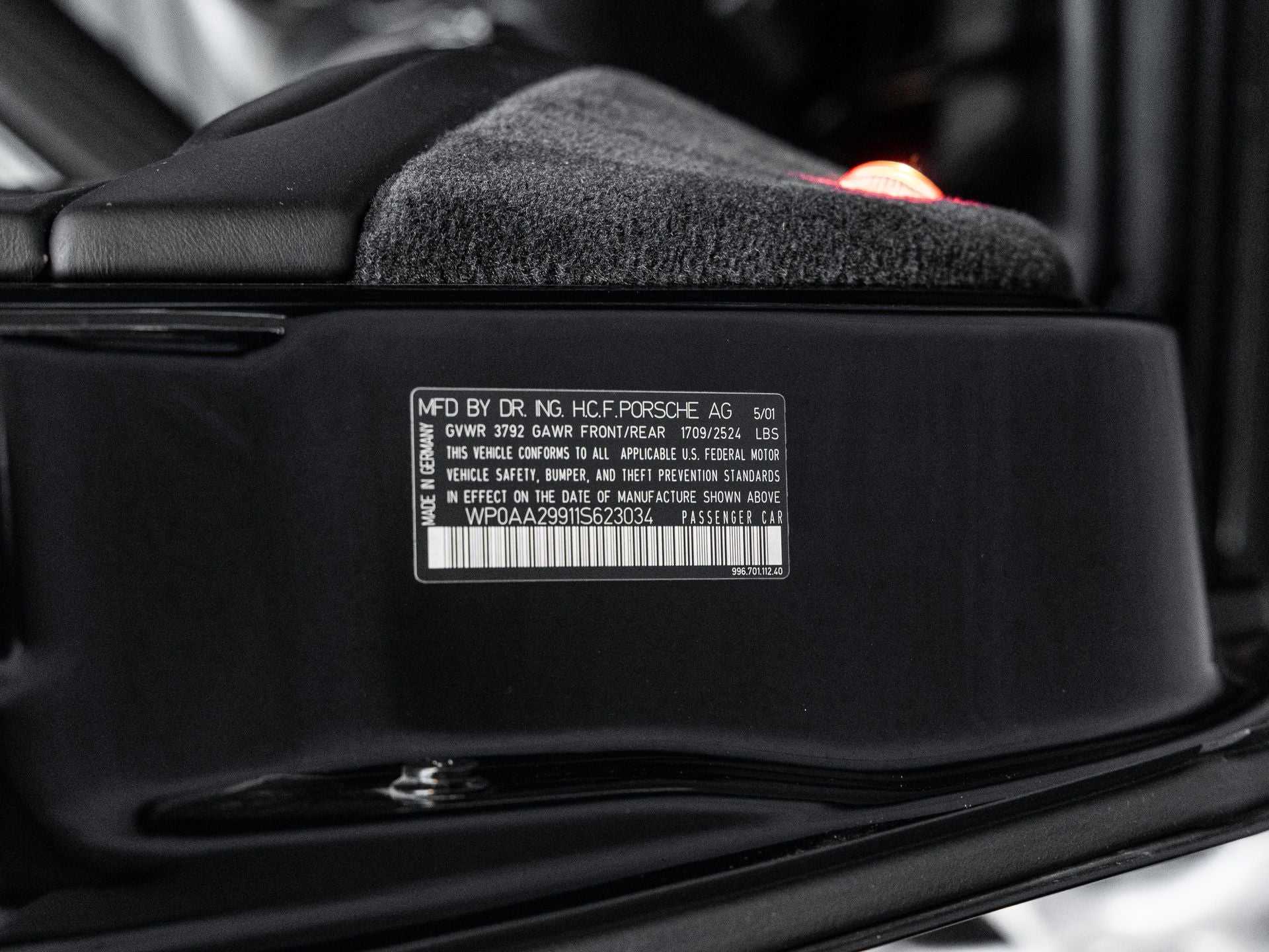 2001 Porsche 911 911 Carrera Coupe