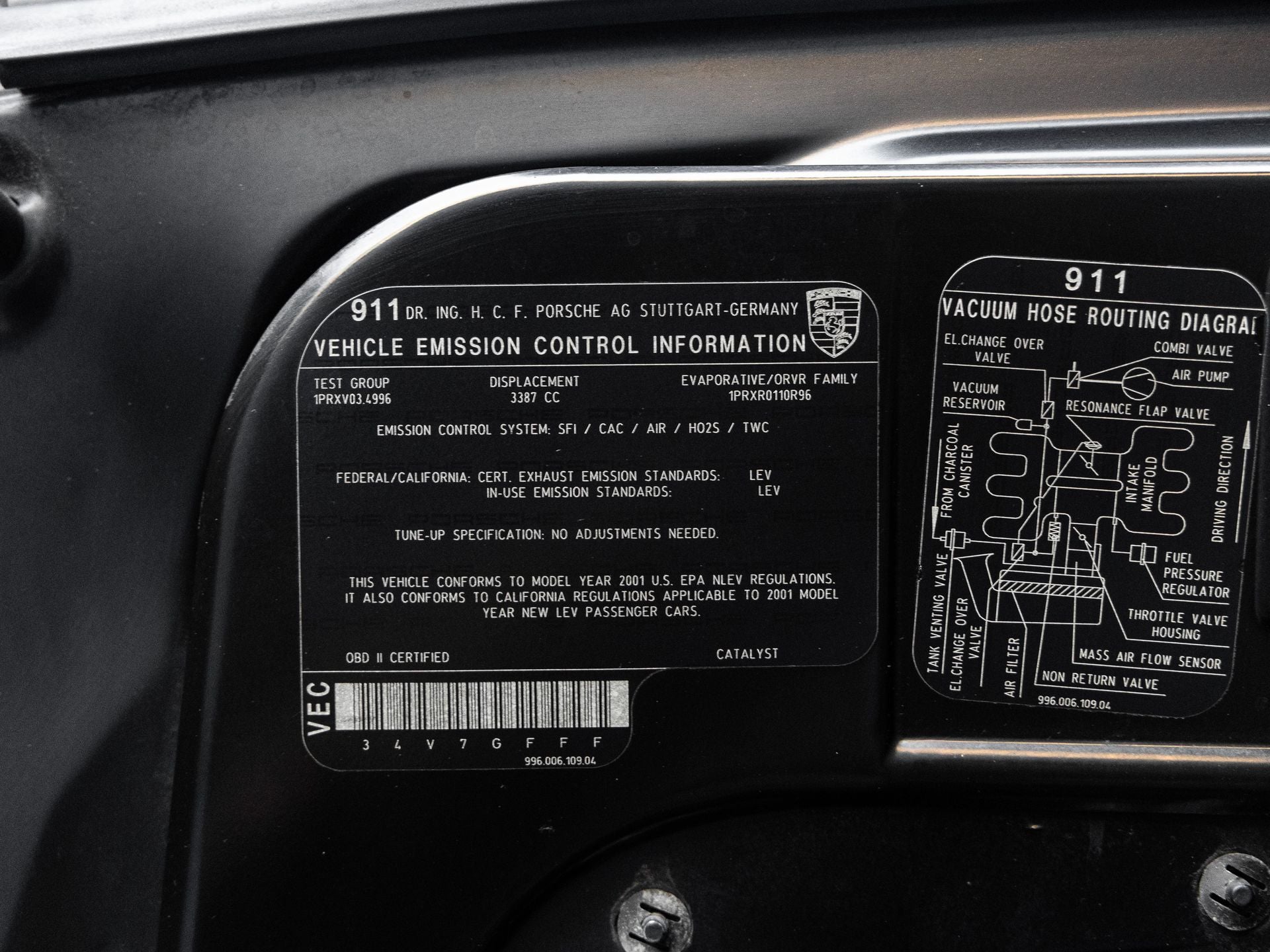 2001 Porsche 911 911 Carrera Coupe