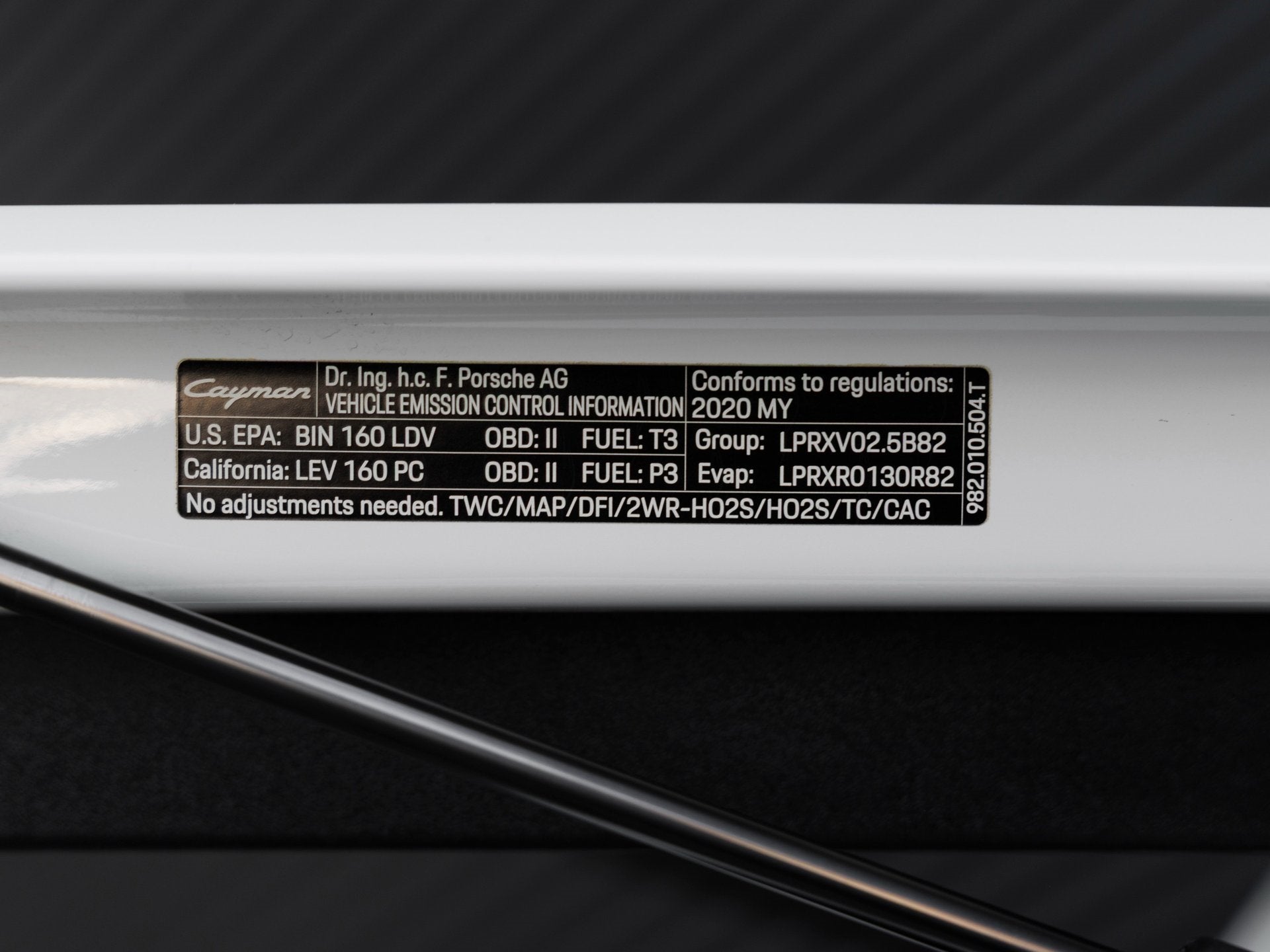 2020 Porsche 718 718 Cayman T