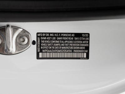 2021 Porsche 911 911 Carrera (MY21)