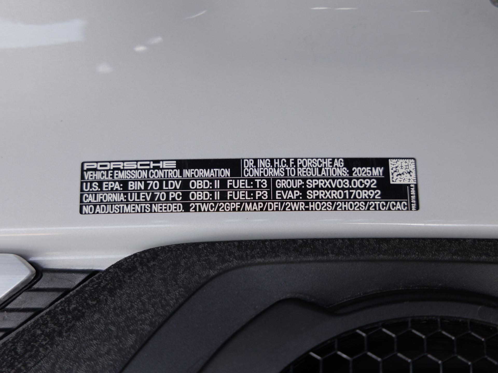 2025 Porsche 911 Carrera T