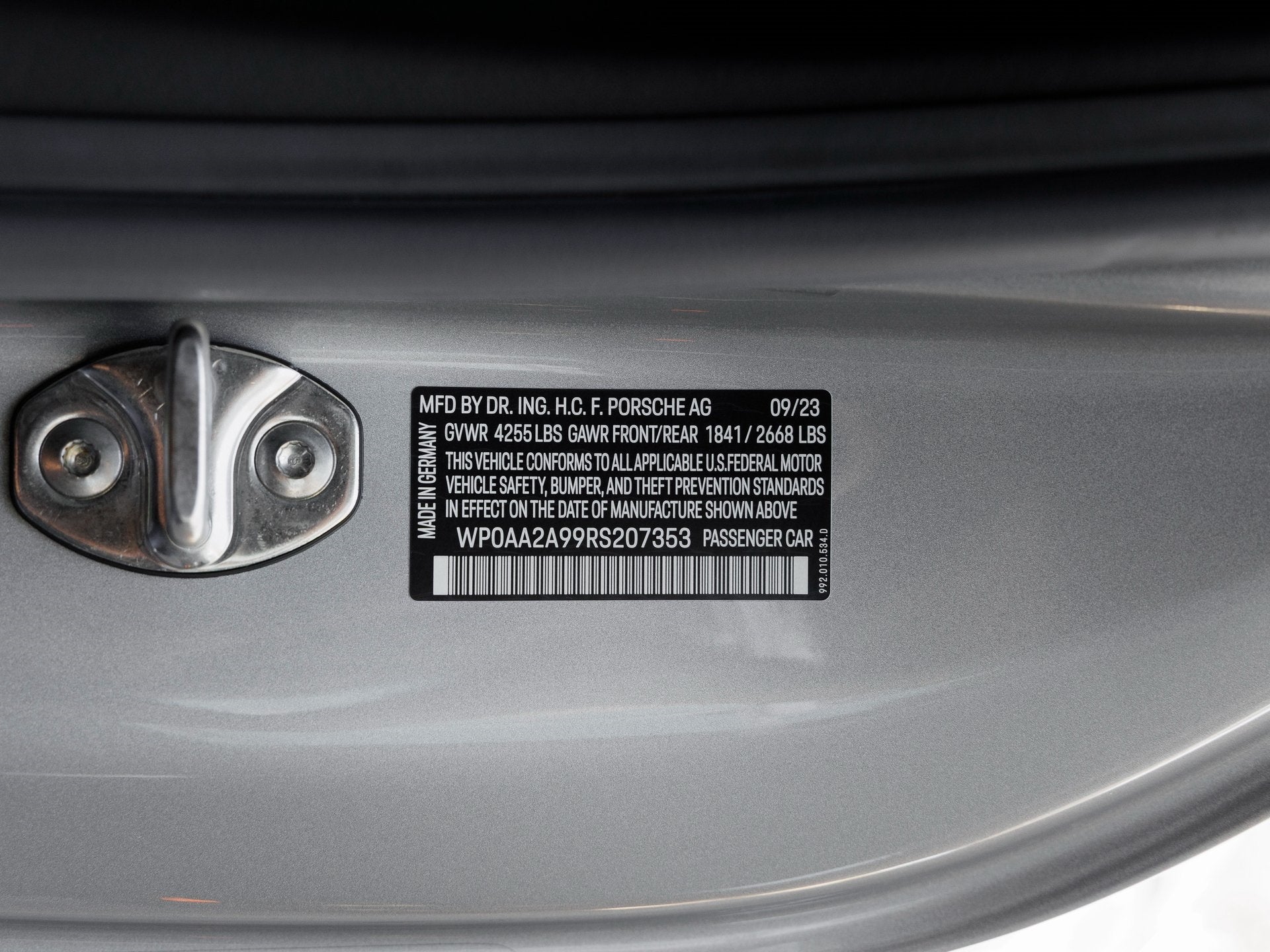 2024 Porsche 911 911 Carrera T (MY24)