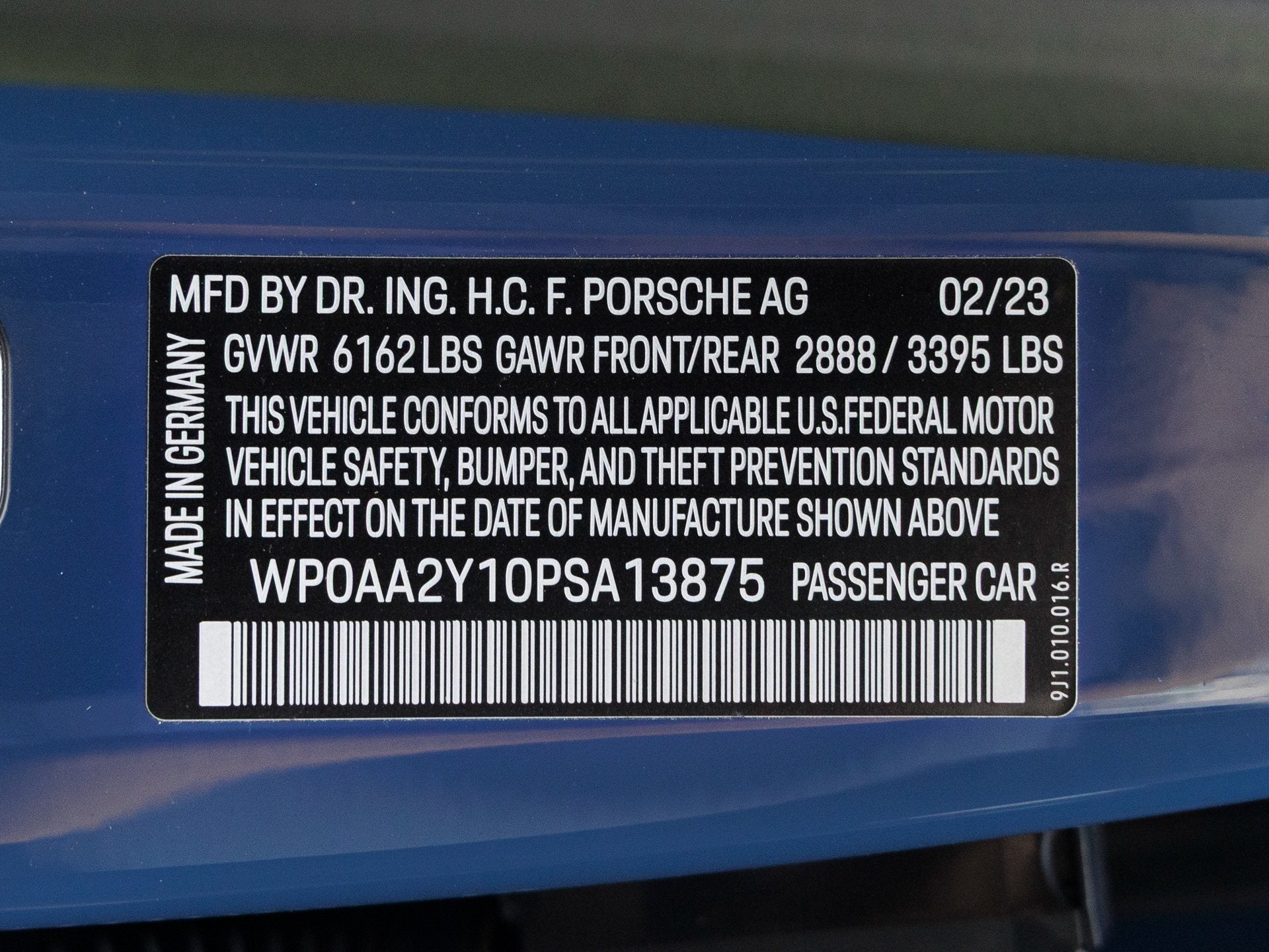 2023 Porsche Taycan Taycan (MY23)