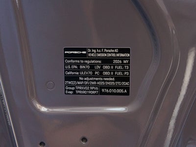 2026 Porsche Panamera 4