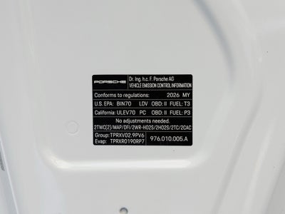 2026 Porsche Panamera Panamera 4