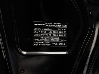 2026 Porsche Panamera Panamera