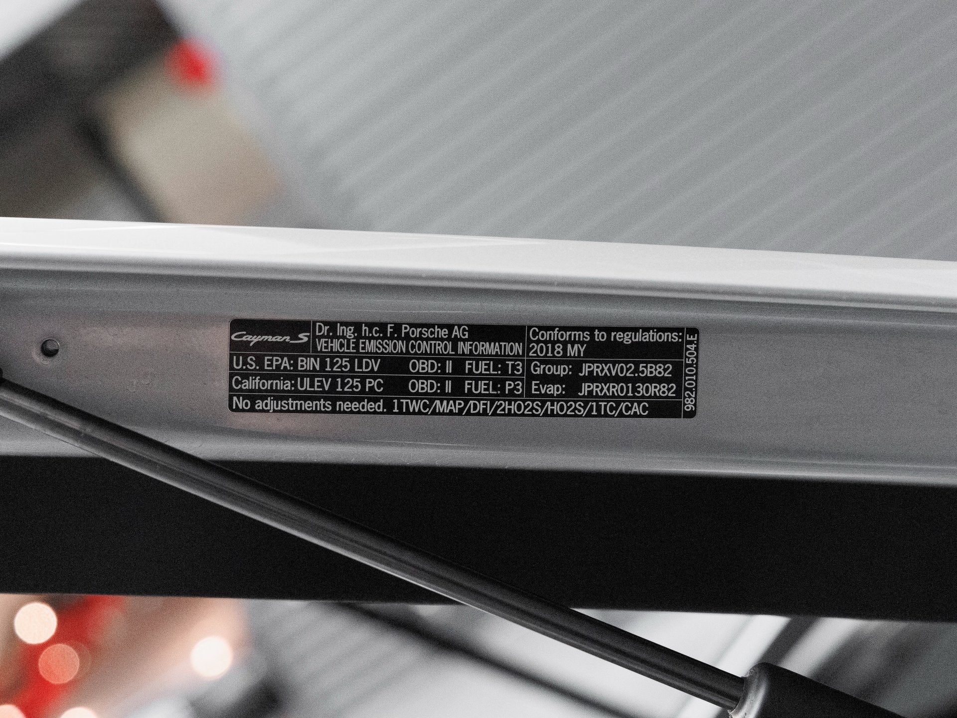 2018 Porsche 718 718 Cayman S