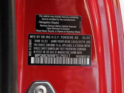 2015 Porsche 911 911 Carrera GTS