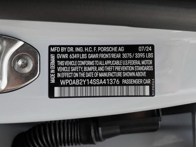 2025 Porsche Taycan Taycan 4S