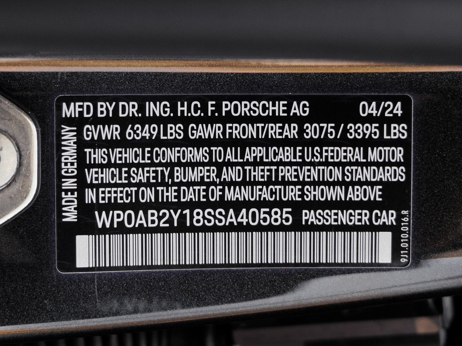 2025 Porsche Taycan Taycan 4S