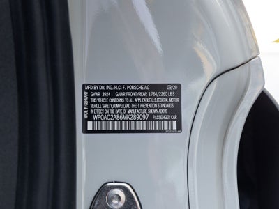 2021 Porsche 718 718 Cayman GT4 (MY21)