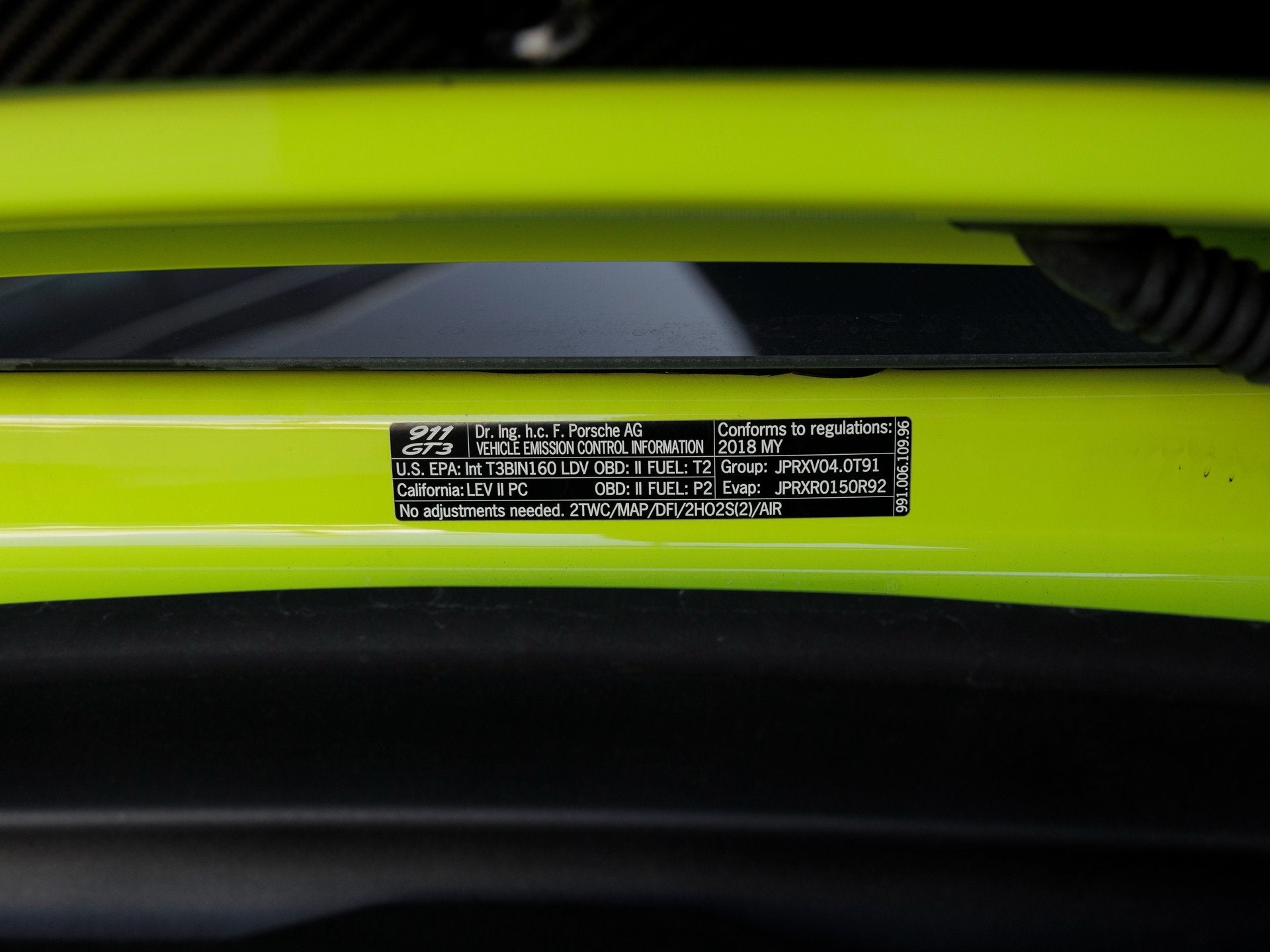 2018 Porsche 911 911 GT3