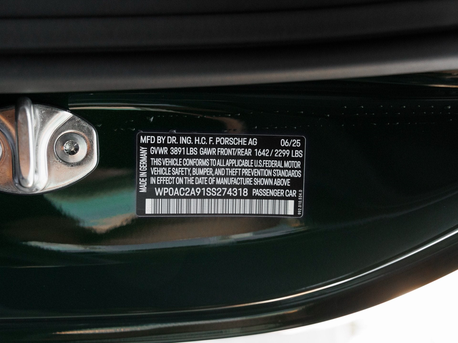 2025 Porsche 911 911 GT3