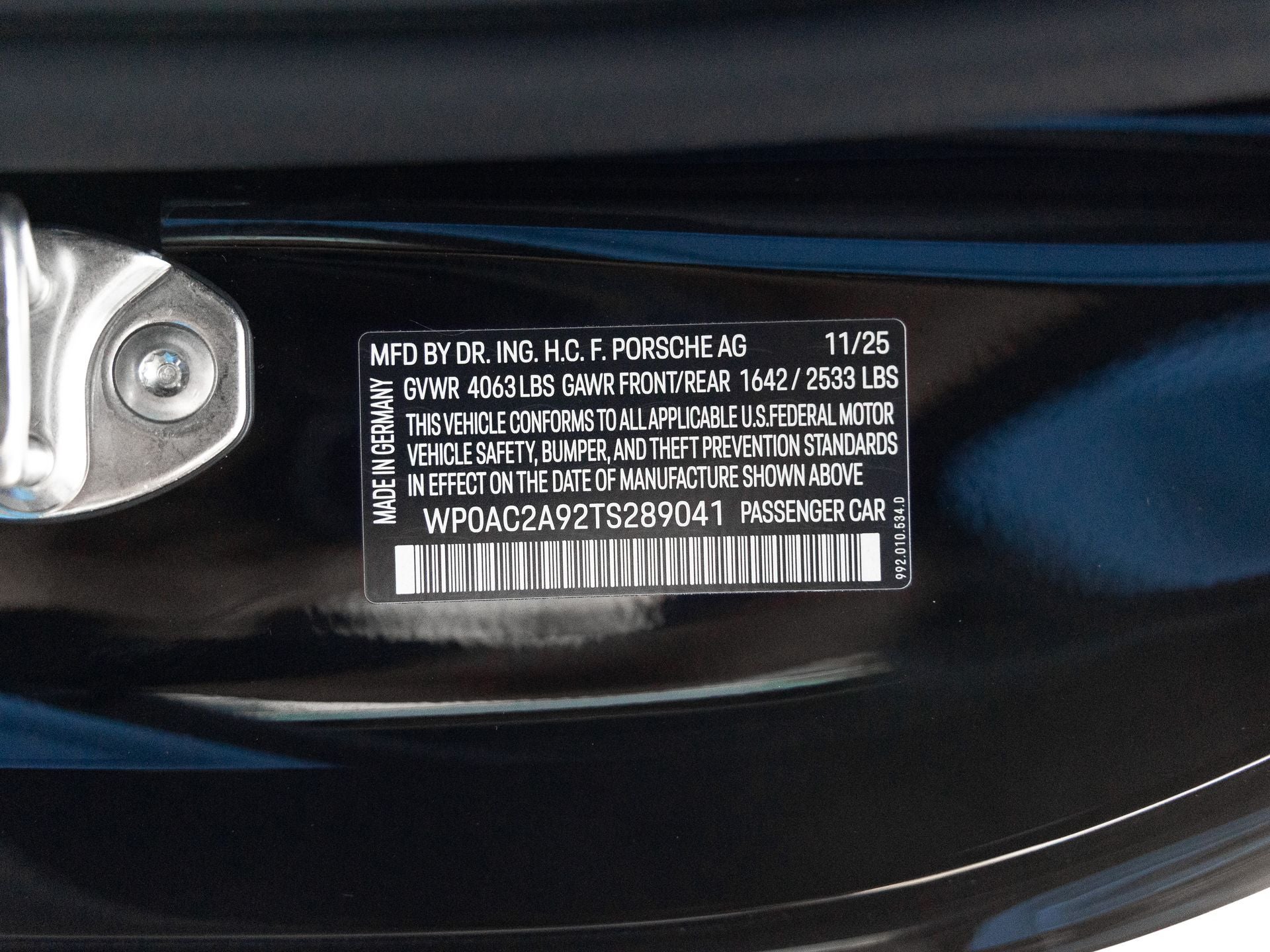 2026 Porsche 911 GT3 Touring