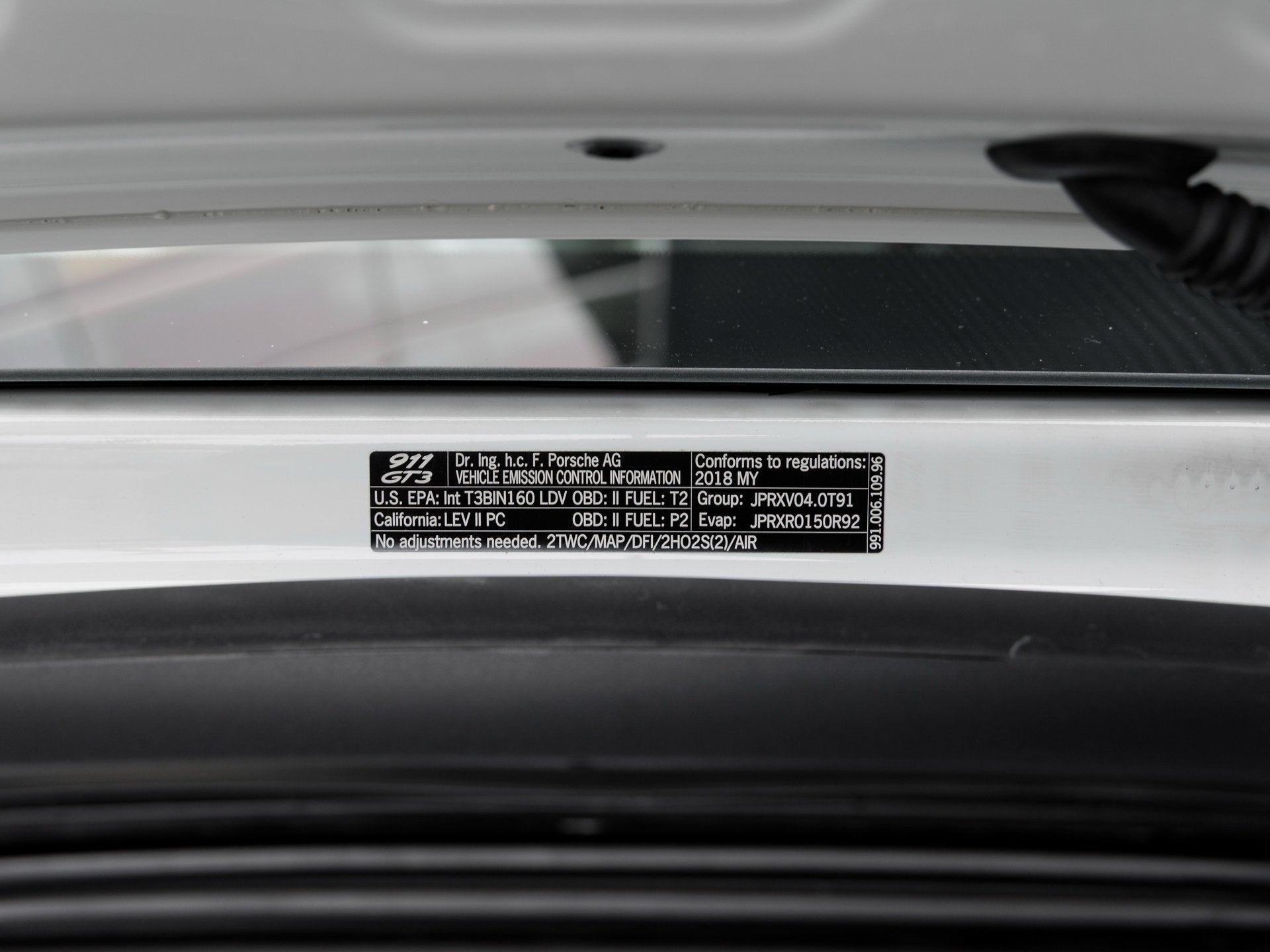 2018 Porsche 911 911 GT3