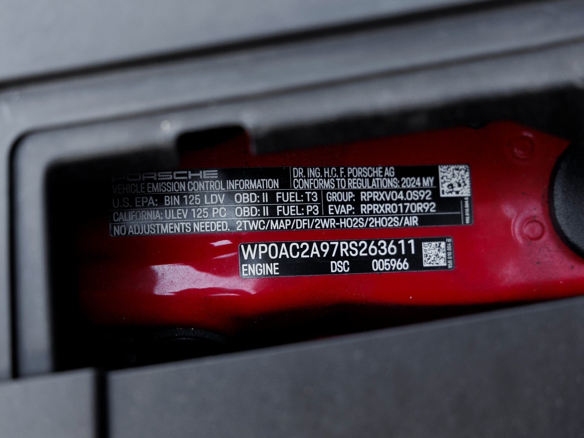 2024 Porsche 911 911 GT3 (MY24)