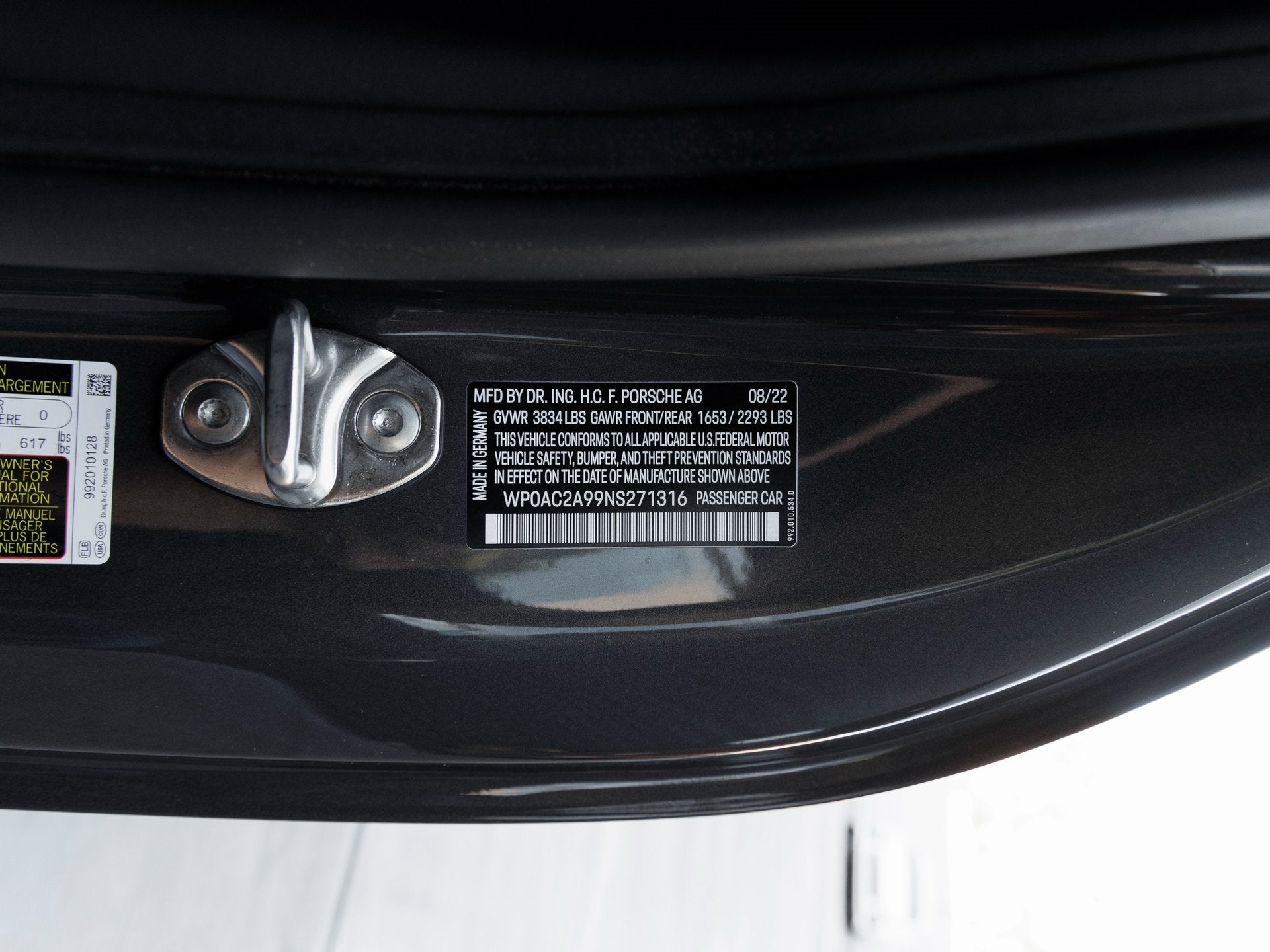 2022 Porsche 911 911 GT3 with Touring Package