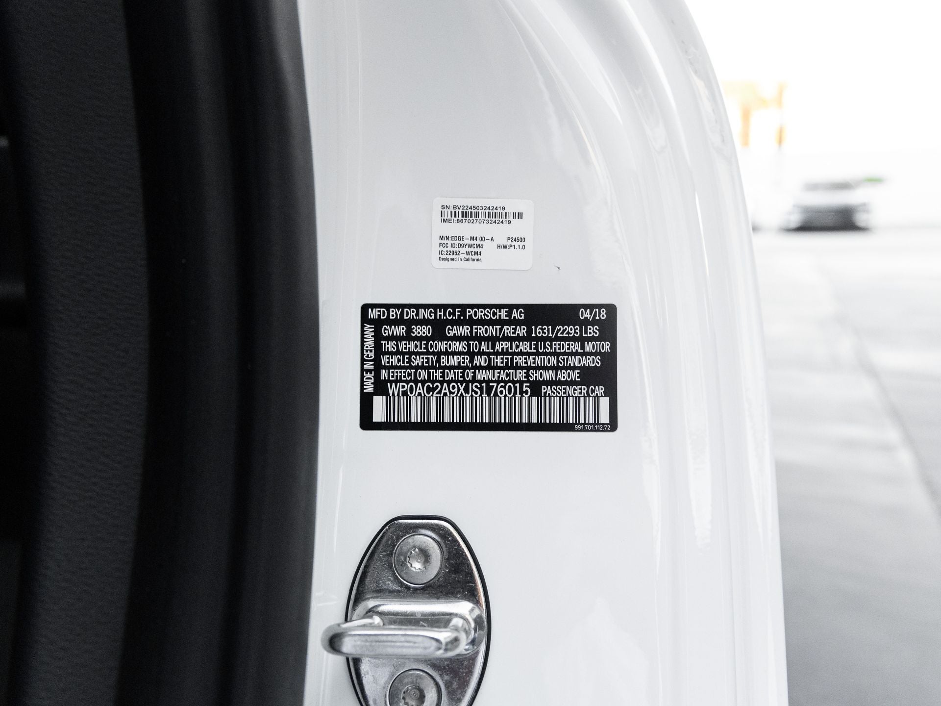 2018 Porsche 911 911 GT3