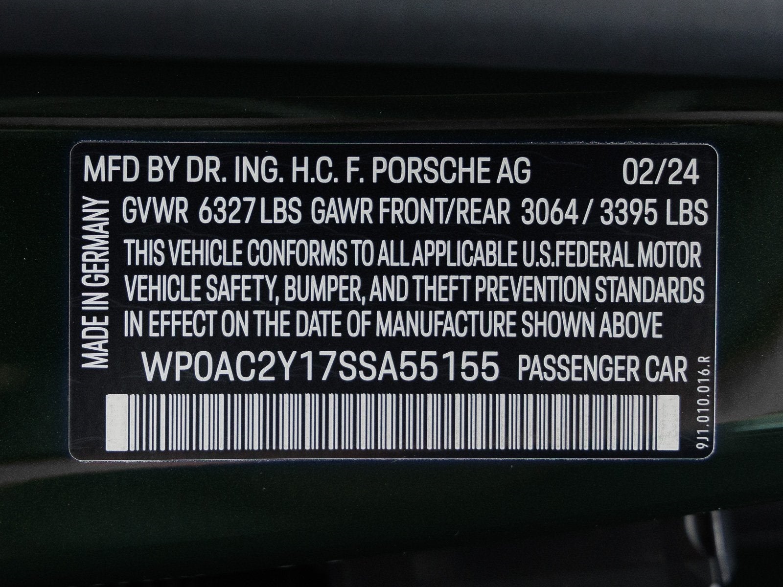 2025 Porsche Taycan Taycan Turbo S