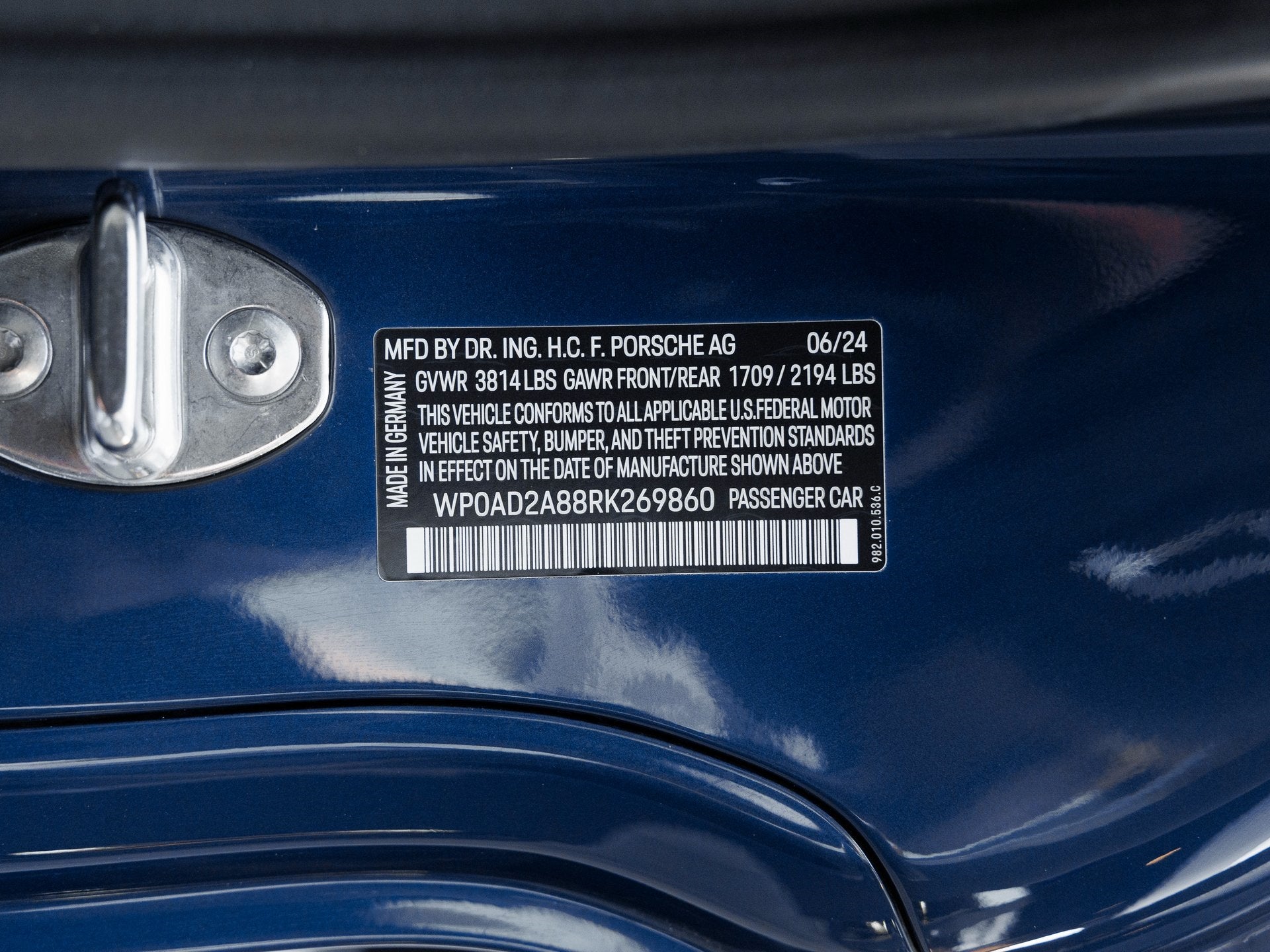 2024 Porsche 718 718 Cayman GTS 4.0 (MY24)