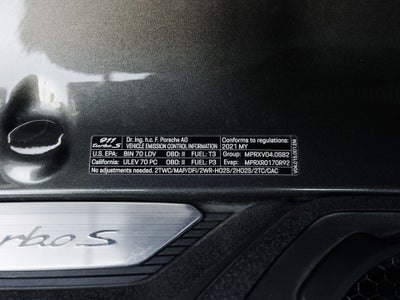 2021 Porsche 911 911 Turbo S (MY21)