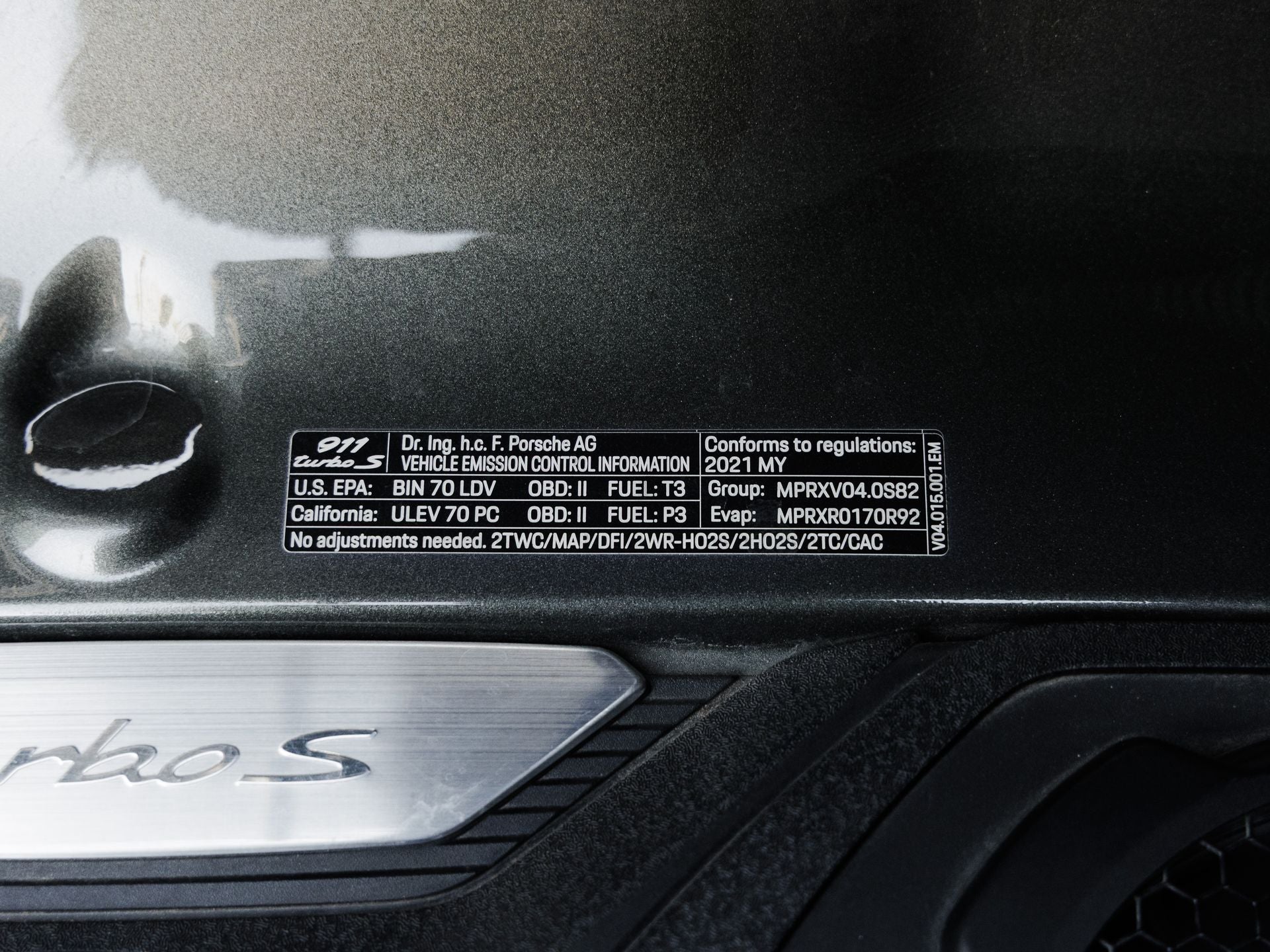 2021 Porsche 911 911 Turbo S (MY21)