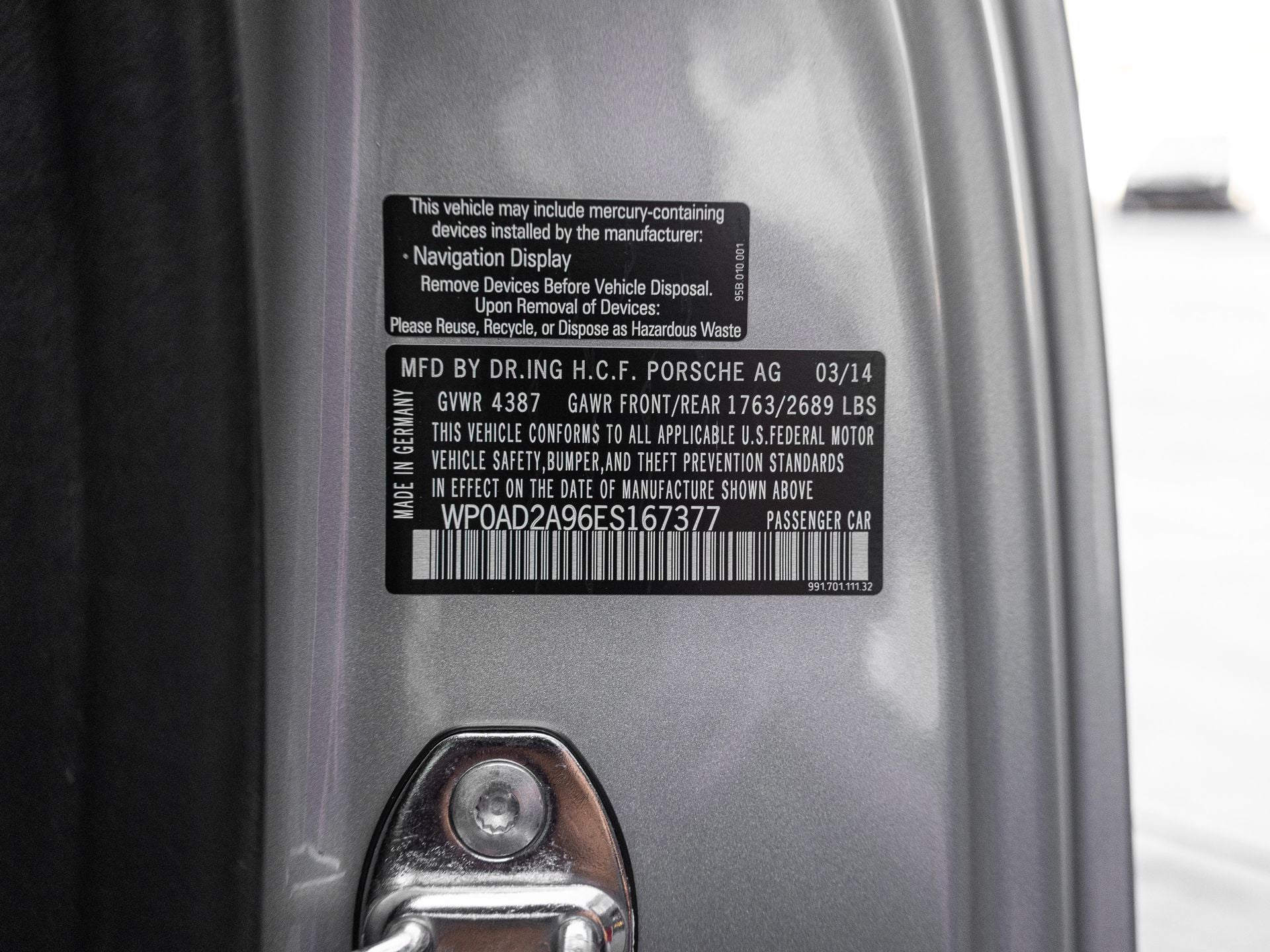 2014 Porsche 911 Turbo S