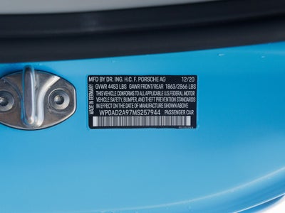 2021 Porsche 911 911 Turbo S (MY21)