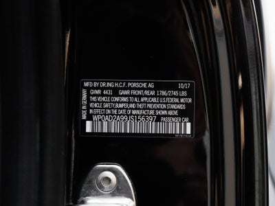 2018 Porsche 911 911 Turbo