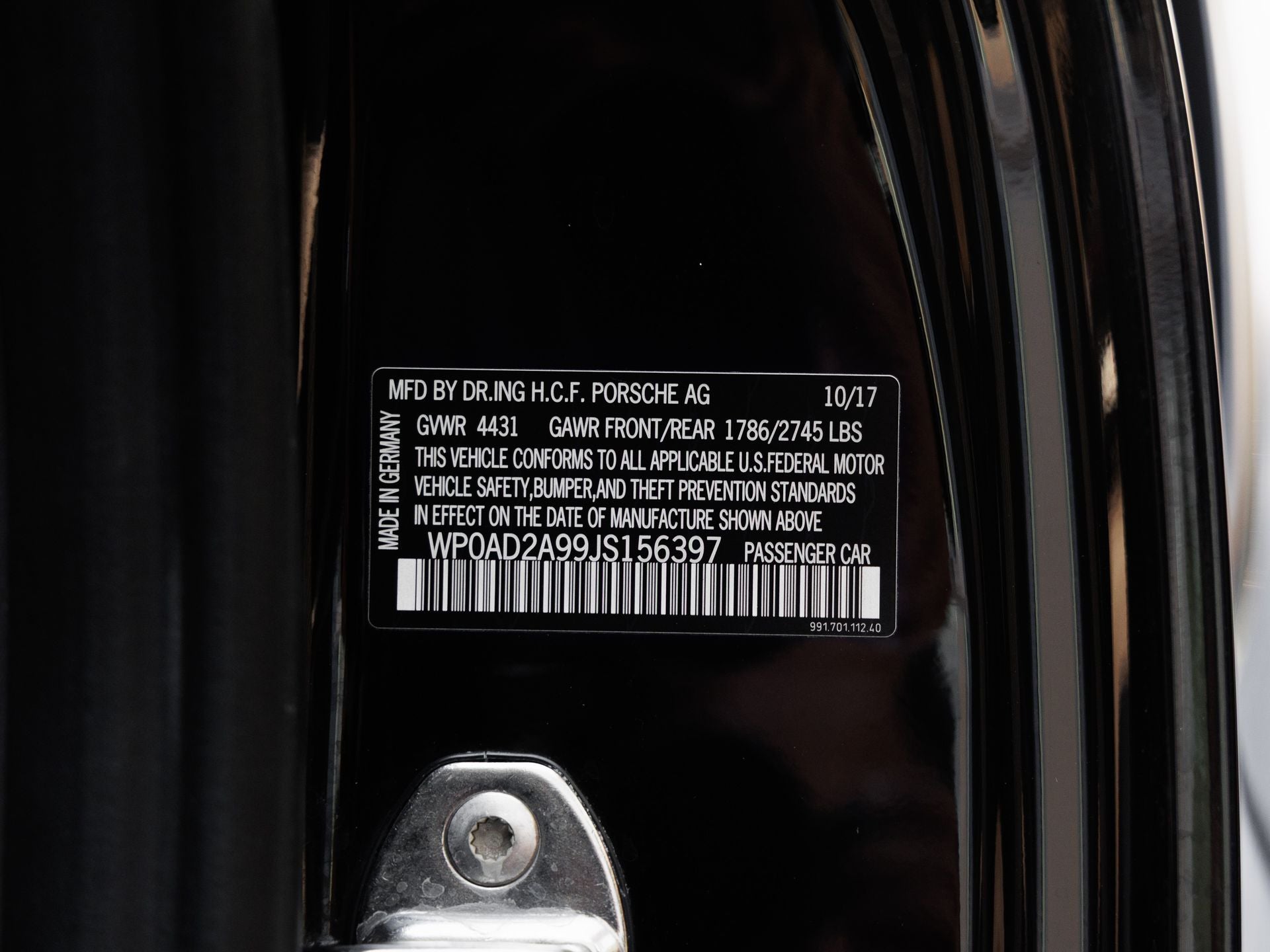 2018 Porsche 911 911 Turbo