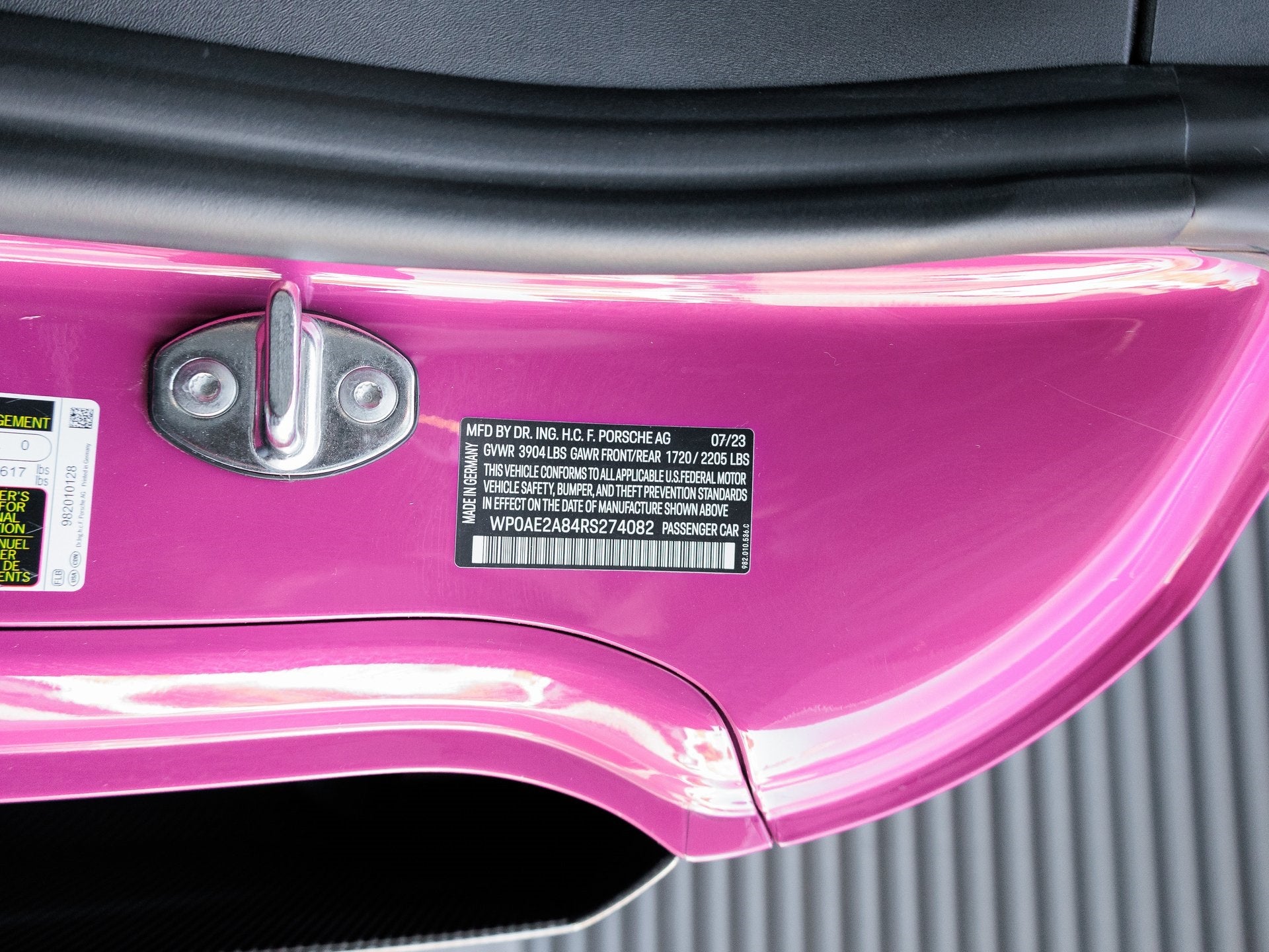 2024 Porsche 718 718 Cayman GT4 RS (MY24)