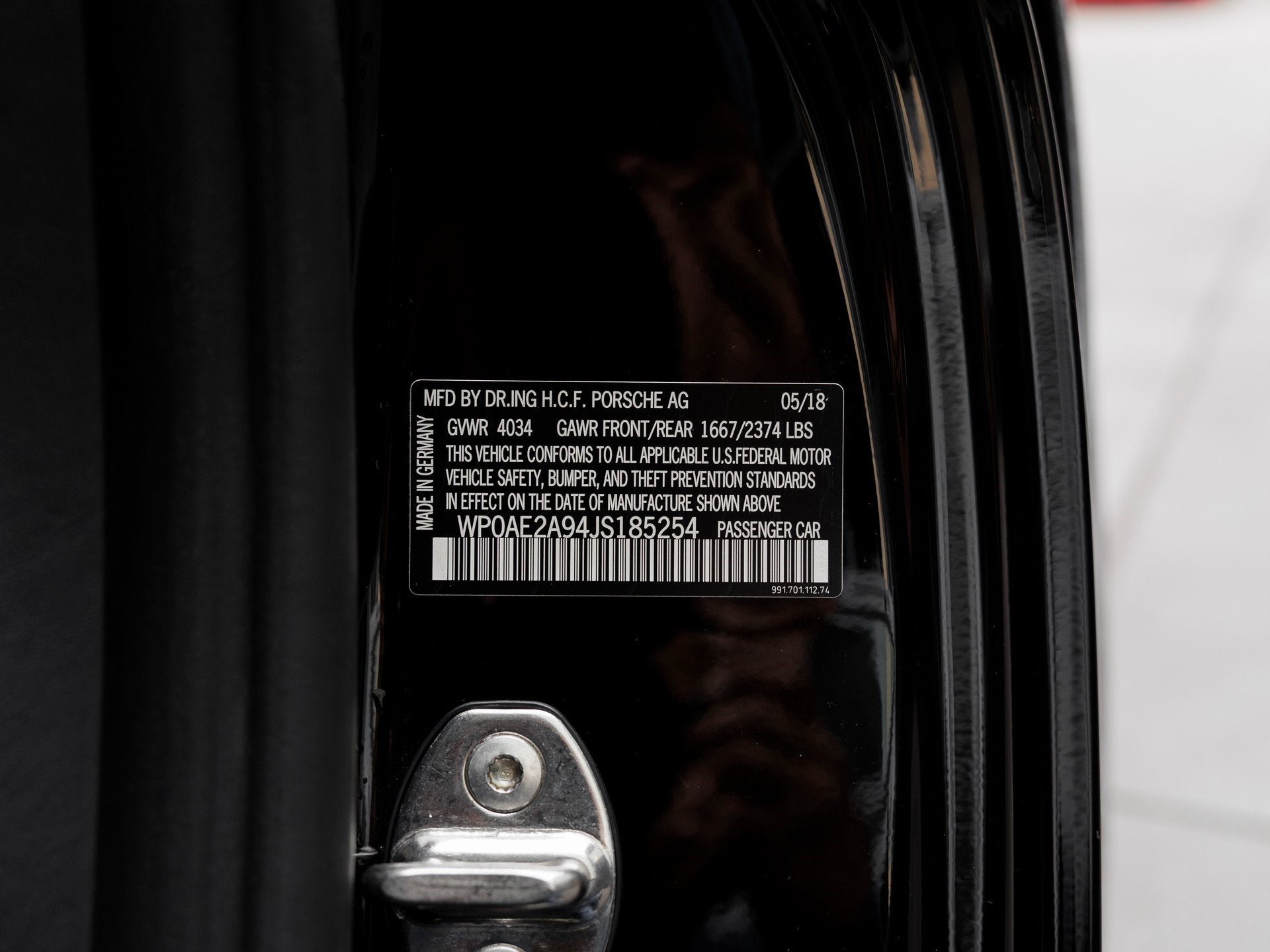 2018 Porsche 911 911 GT2 RS