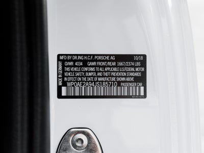 2018 Porsche 911 911 GT2 RS