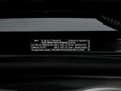 2018 Porsche 911 911 GT2 RS