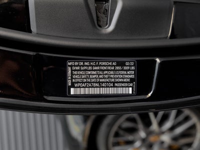 2022 Porsche Panamera Panamera Turbo S (MY22)