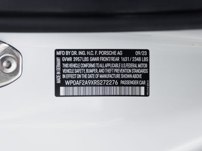 2024 Porsche 911 911 GT3 RS (MY24)
