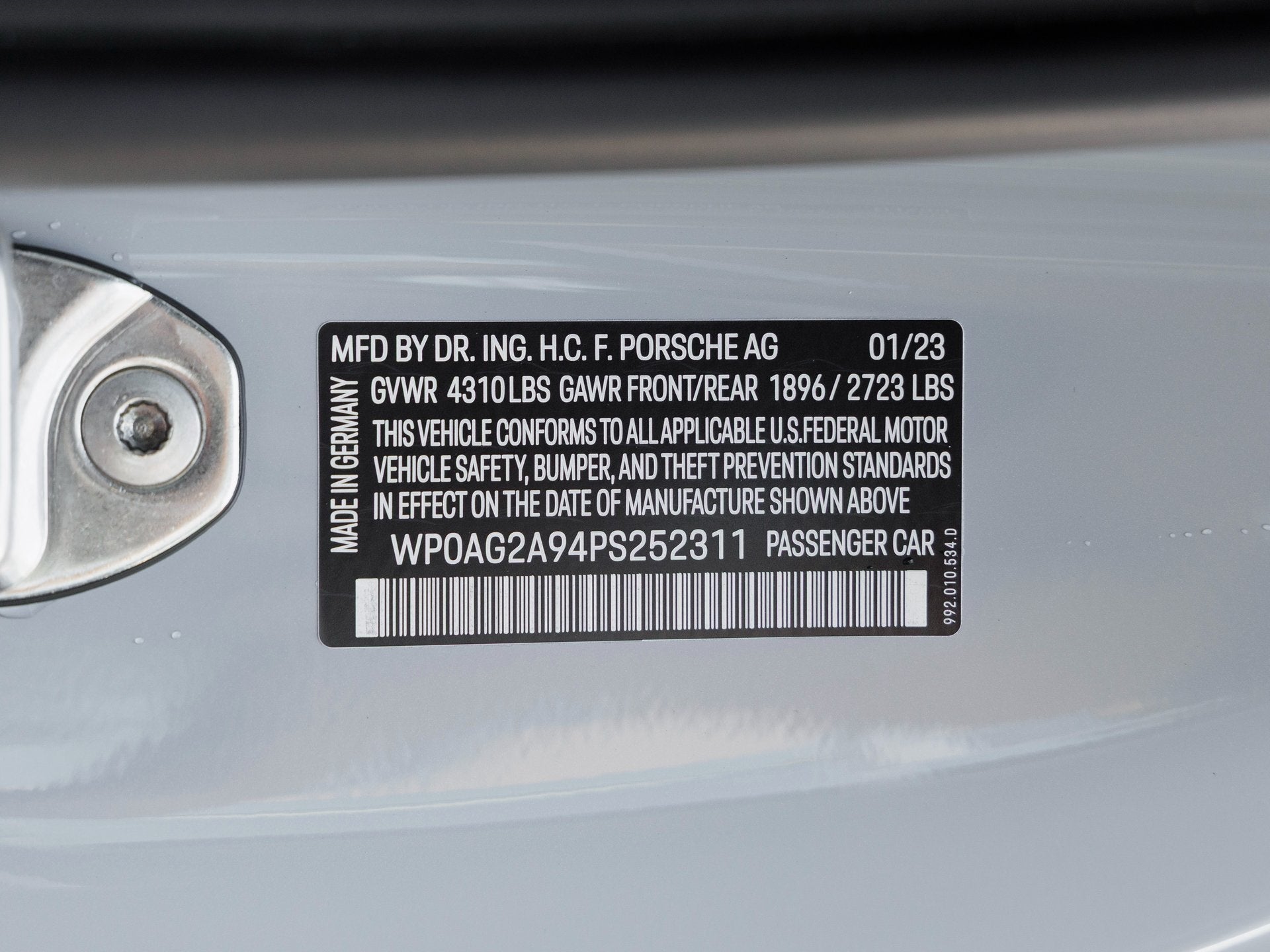 2023 Porsche 911 911 Sport Classic