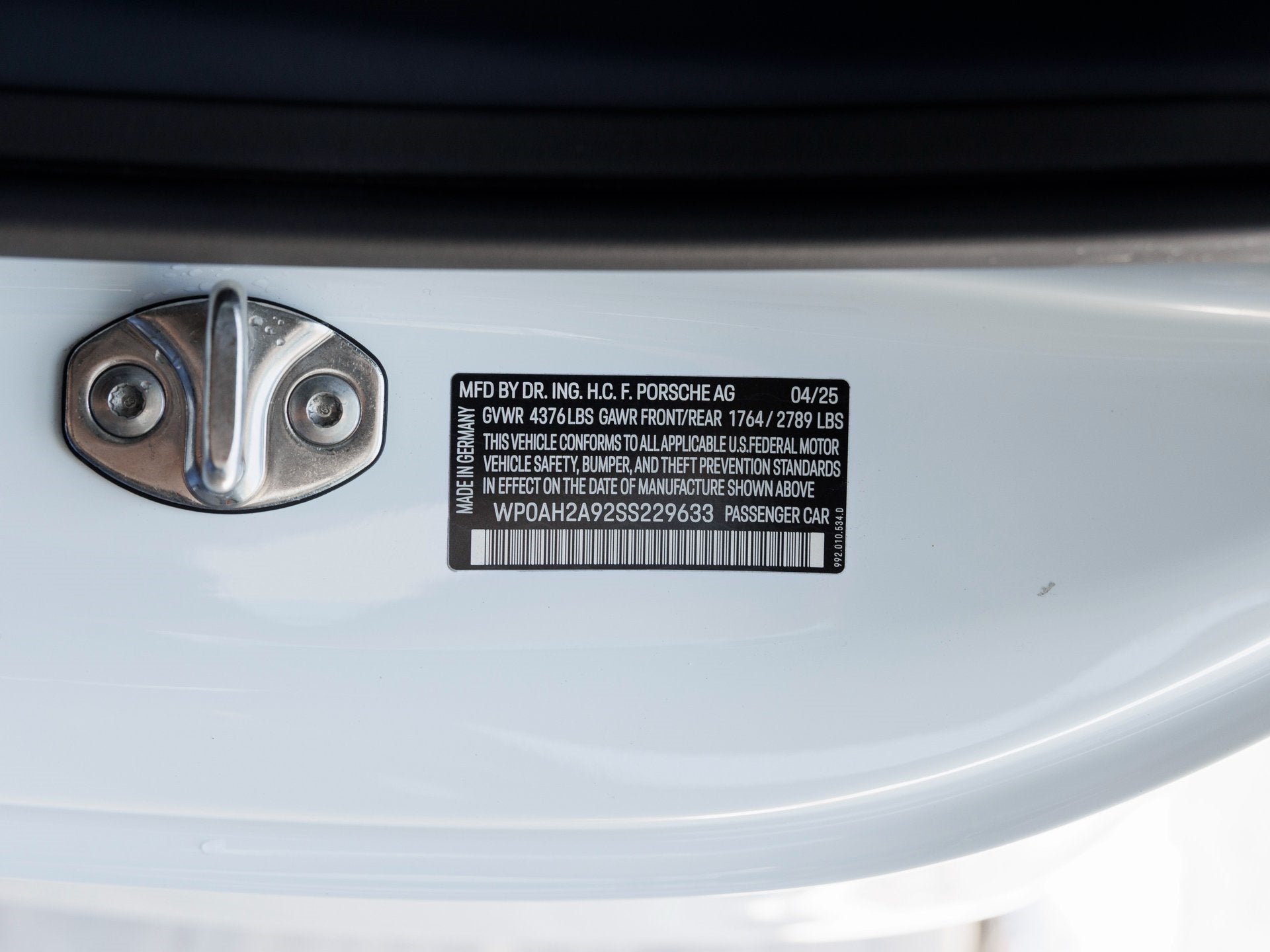 2025 Porsche 911 911 Carrera S