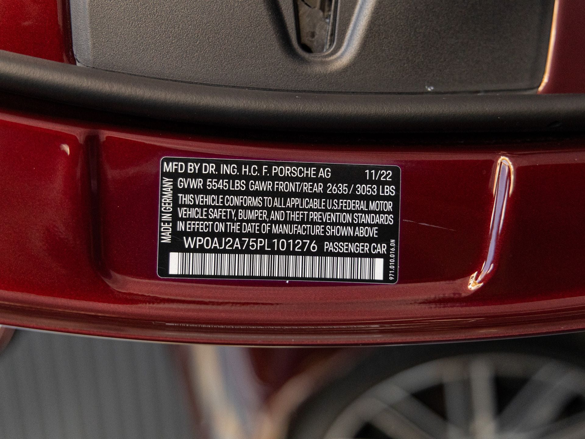 2023 Porsche Panamera Platinum Edition